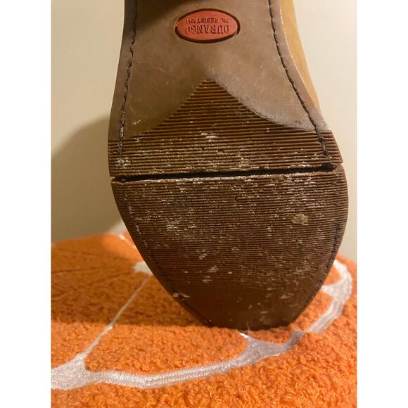 Durango woven leather mens cowboy western boots size 10 D * main image 2